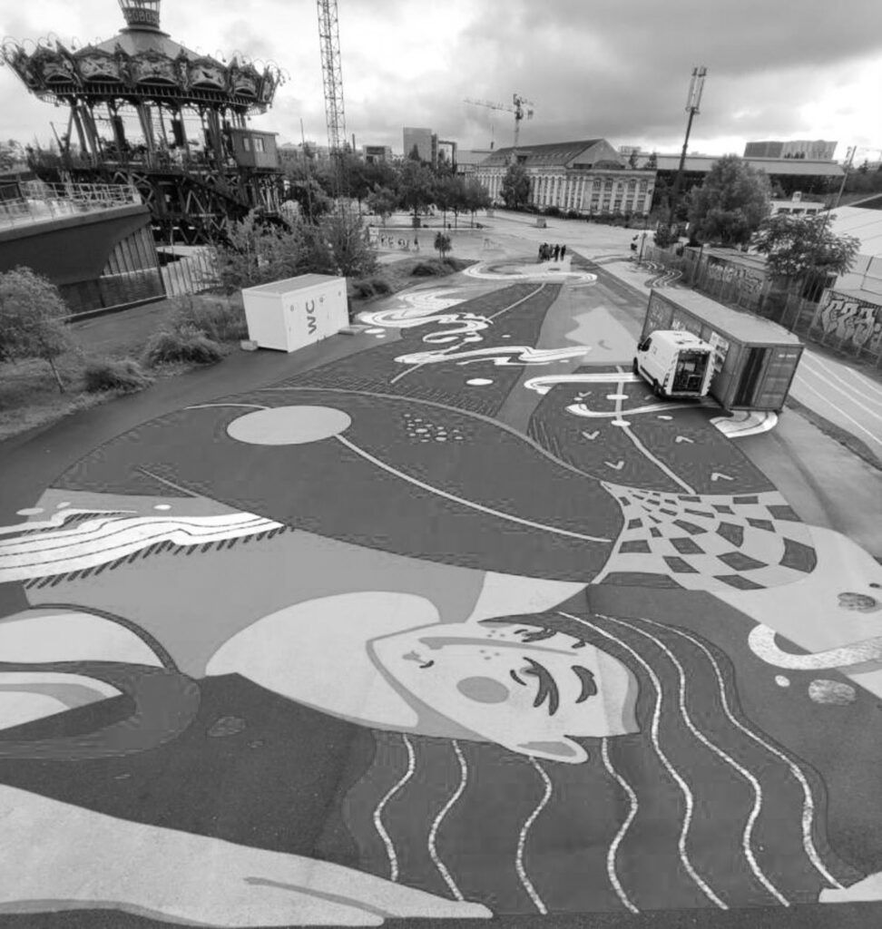 Photo de l'installation SportPourTous sur l'ile de nantes - Nantes citylab - Nantes métropole entreprises