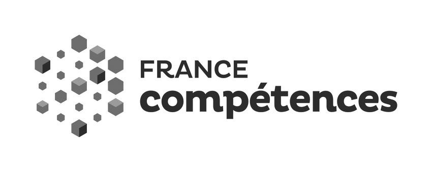 Logo de France Compétence qui est un dispositif de l’État qui a pour but finance, régule et améliore le système de la formation professionnelle et de l'apprentissage.