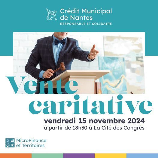 Vente caritative du crédit municipal au profit du micro-crédit