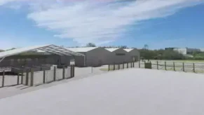 Ressourcerie métropolitaine provisoire. © MCA Architecture - Nantes Métropole