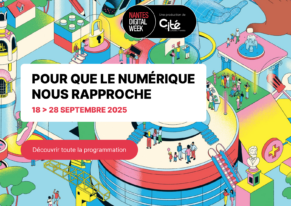 Capture d'écran de l'affiche de la 12e édition de la Nantes Digital Week.
