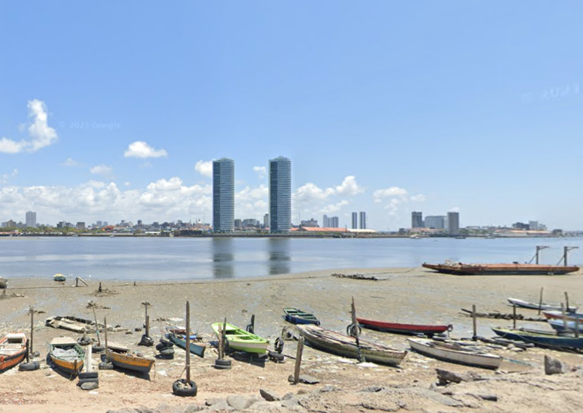 Capture d’écran Google street view de Recife