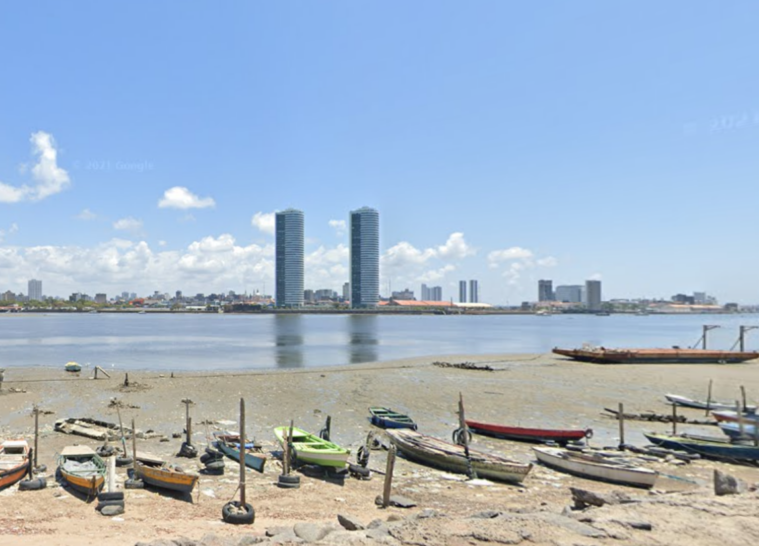 Capture d’écran Google street view de Recife