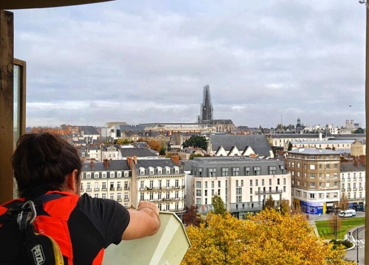 Les équipes de Novelty lors de l'installation.